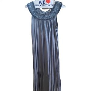 Forever 21 dress - blue gray - small - with sequin neck detailing